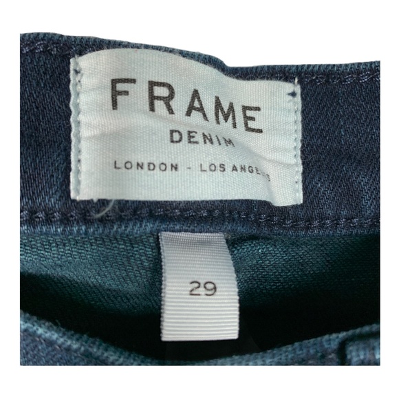 Frame Denim Men's L'Homme Slim Straight Blue Jeans in Placid Wash 29 X 29 - Picture 4 of 11